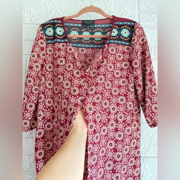 Floor Length Gypsy Kimono - Picture 3 of 10